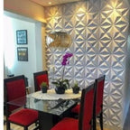 Kit 30 Placas Revestimento 3D PVC | Decorativa de Parede 25x25cm