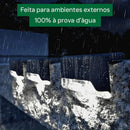 KIT 2 Luminárias Solares LED | Luz Quente IP65 PowerMax
