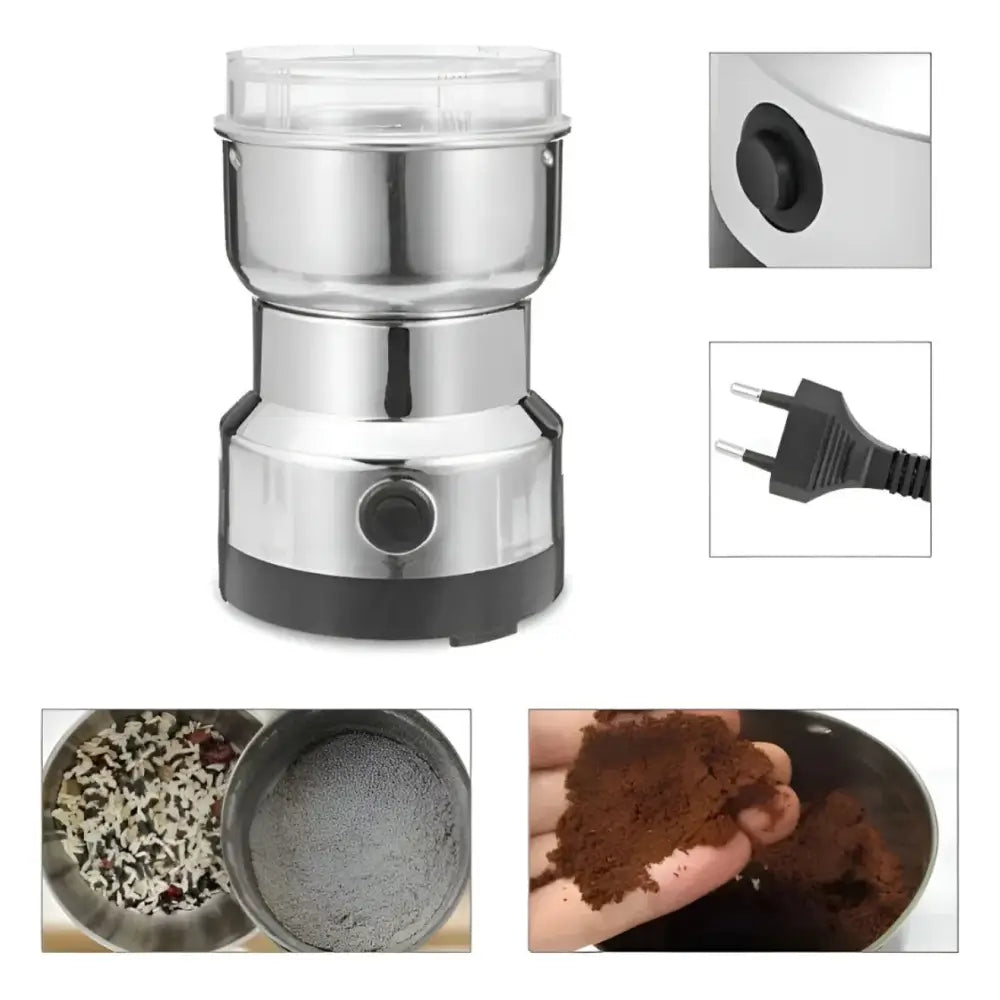 Moedor de Grãos Elétrico - Grano Fino | Café e Temperos Moídos com Um Toque