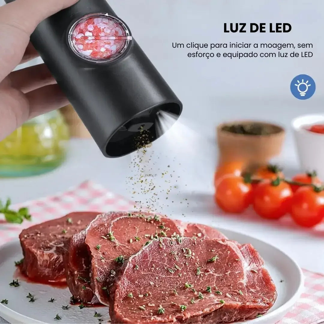 Moedor De Temperos Elétrico Sabor Fino™ ( PROMOÇÃO COMPRE 1 LEVE 2 )