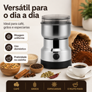 Moedor elétrico de café Premium - Café Fresco Moído na Hora, com Praticidade e Sabor Intenso