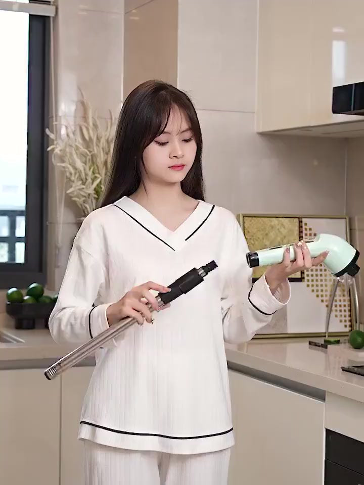 Escova Elétrica de Limpeza 9 em 1 | Ajustável e Recarregável