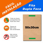 Kit 3 Quadros Decorativos Mosaico | Frases Lar, Família e Amor (95x50cm)