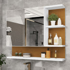 Armário Espelheira para Banheiro | Modelo Cleopatra com Porta