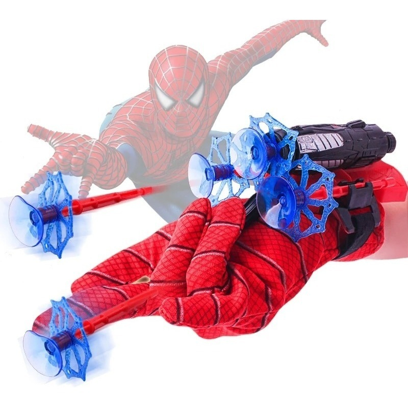Luva Lança Teia Homem Aranha Brinquedo Presente Meninos