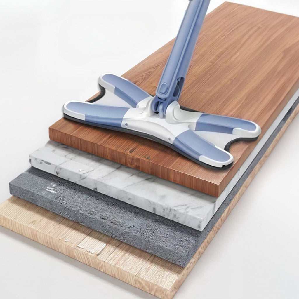 Esfregão Mop Giratório 360° | 2 Refis e Cabo 130cm