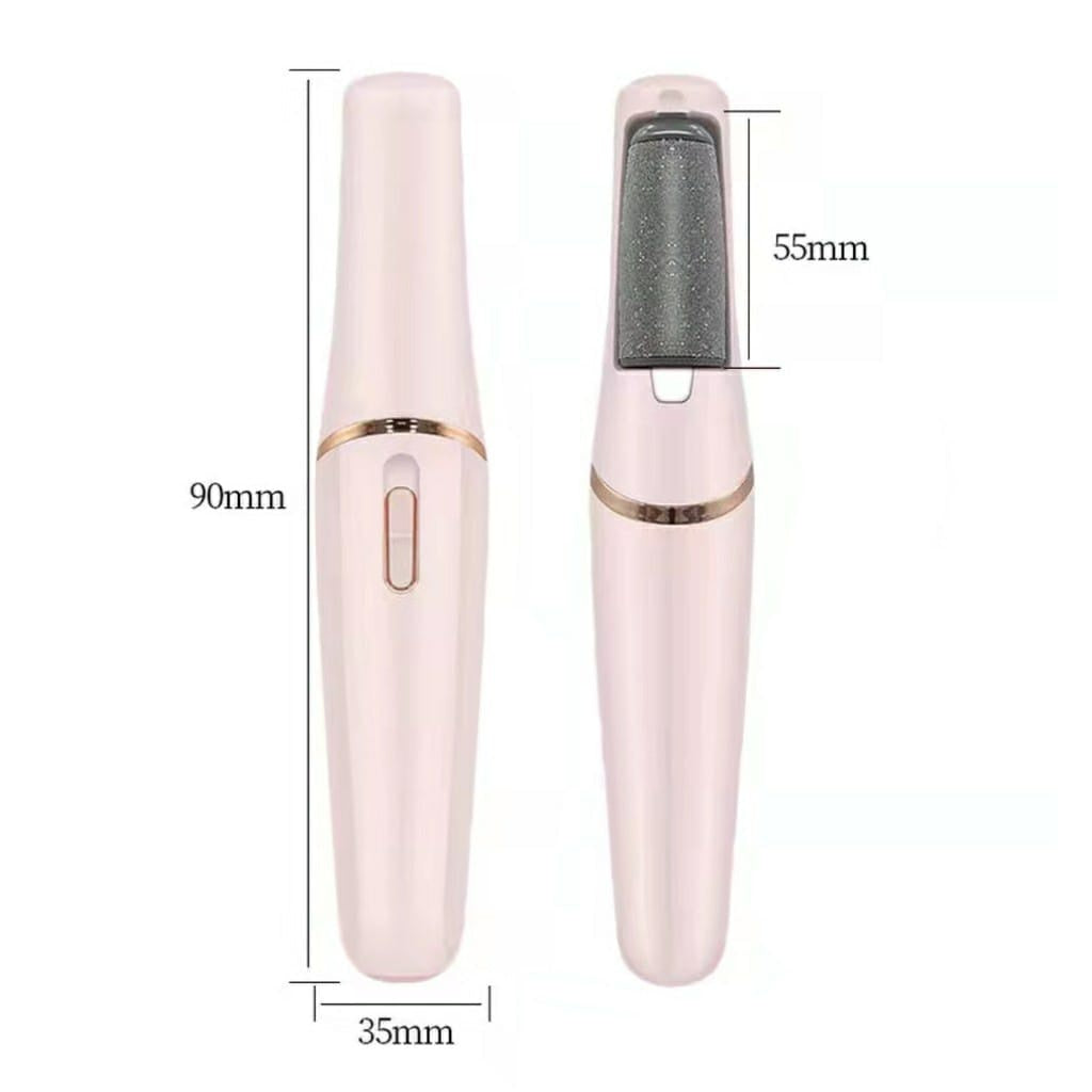 Lixador de Pé Elétrico Portátil | Remove Calos e Pele Morta (USB ou Pilha)