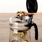 Bule de Vidro 600ml com Infusor | Chá Prático e Elegante