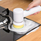 Escova de Limpeza Elétrica Multifuncional 5 em 1 | Limpeza Mágica USB