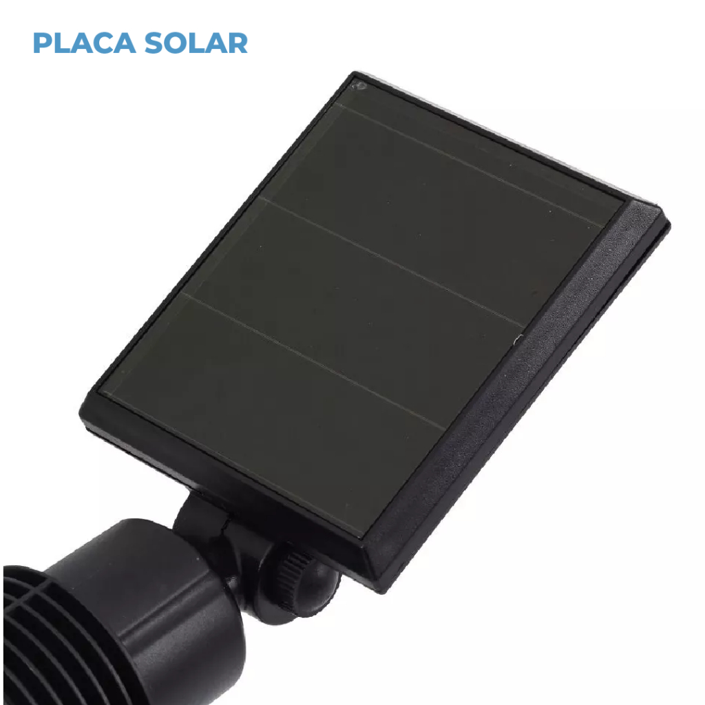 Kit 1-4 Luminária Espeto Jardim Solar LED 10W Refletor Solar | Luz de Gramado | À Prova D'àgua Avançada