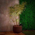 Kit 1-4 Luminária Espeto Jardim Solar LED 10W Refletor Solar | Luz de Gramado | À Prova D'àgua Avançada