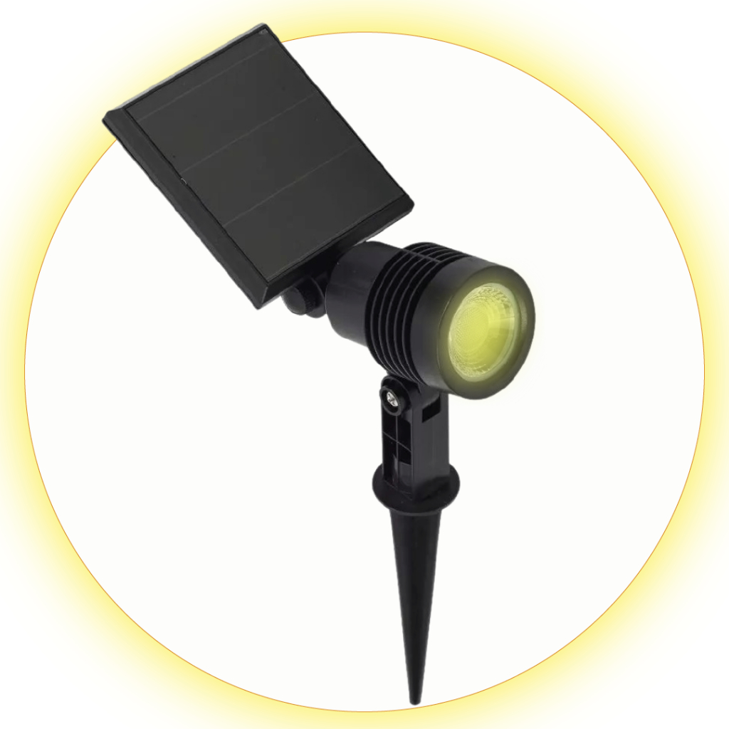 Luminária Espeto Solar LED 10W | Para Iluminação de Jardim