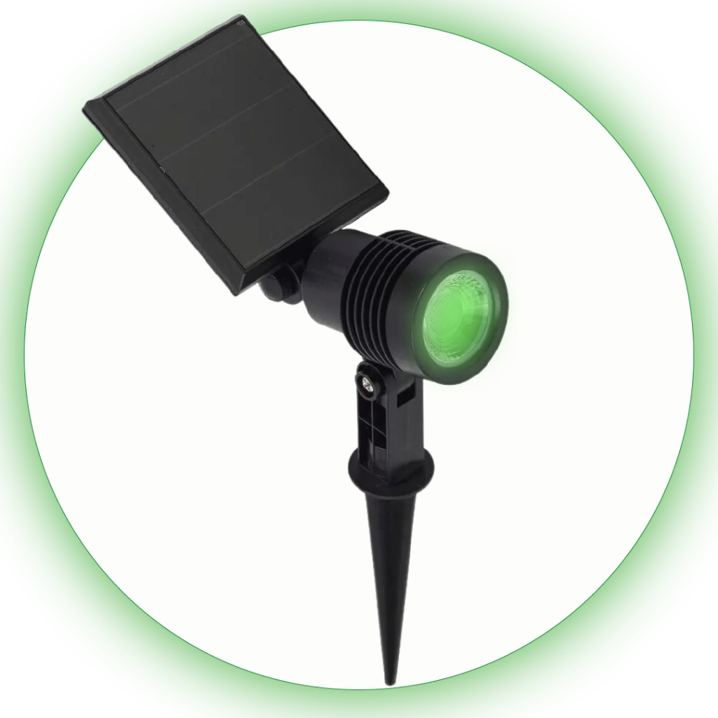 Luminária Espeto Solar LED 10W | Para Iluminação de Jardim