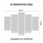 Quadro Decorativo Mosaico | Diversos Temas para Sala e Quarto