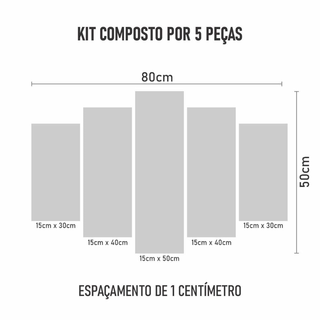 Quadro Decorativo Mosaico | Diversos Temas para Sala e Quarto