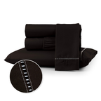 Jogo de Lençol Ponto Palito | 400 Fios Micropercal