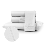 Jogo de Lençol Ponto Palito | 400 Fios Micropercal