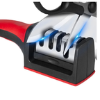 Kit Ate 3 Amoladores de Facas Tesouras Profissional base emborrachada