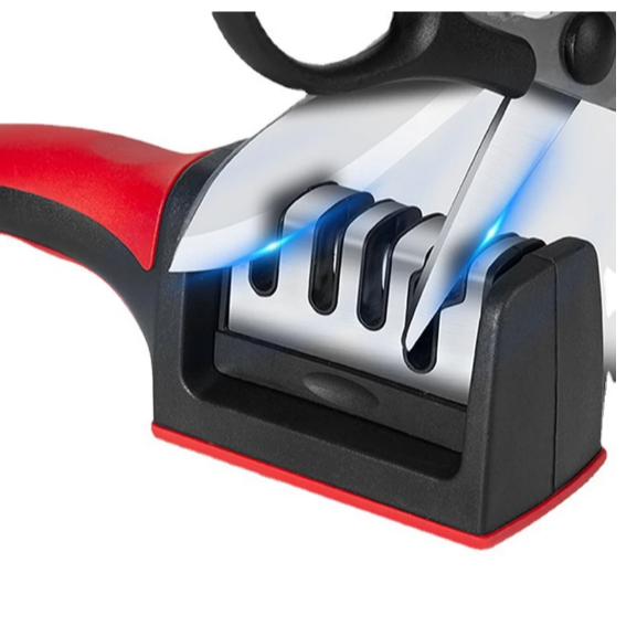 Kit Ate 3 Amoladores de Facas Tesouras Profissional base emborrachada