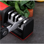 Kit Ate 3 Amoladores de Facas Tesouras Profissional base emborrachada