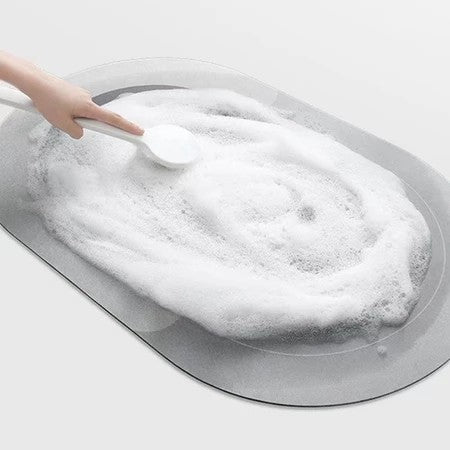 Tapete de Banheiro Super Absorvente | Secagem Rápida Antiderrapante
