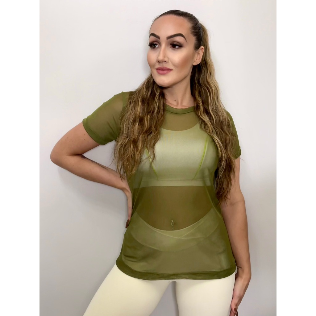 Blusa Feminina Segunda Pele | Tule Transparente