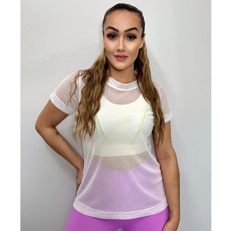 Blusa Feminina Segunda Pele | Tule Transparente