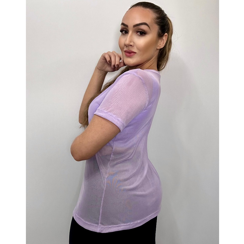 Blusa Feminina Segunda Pele | Tule Transparente