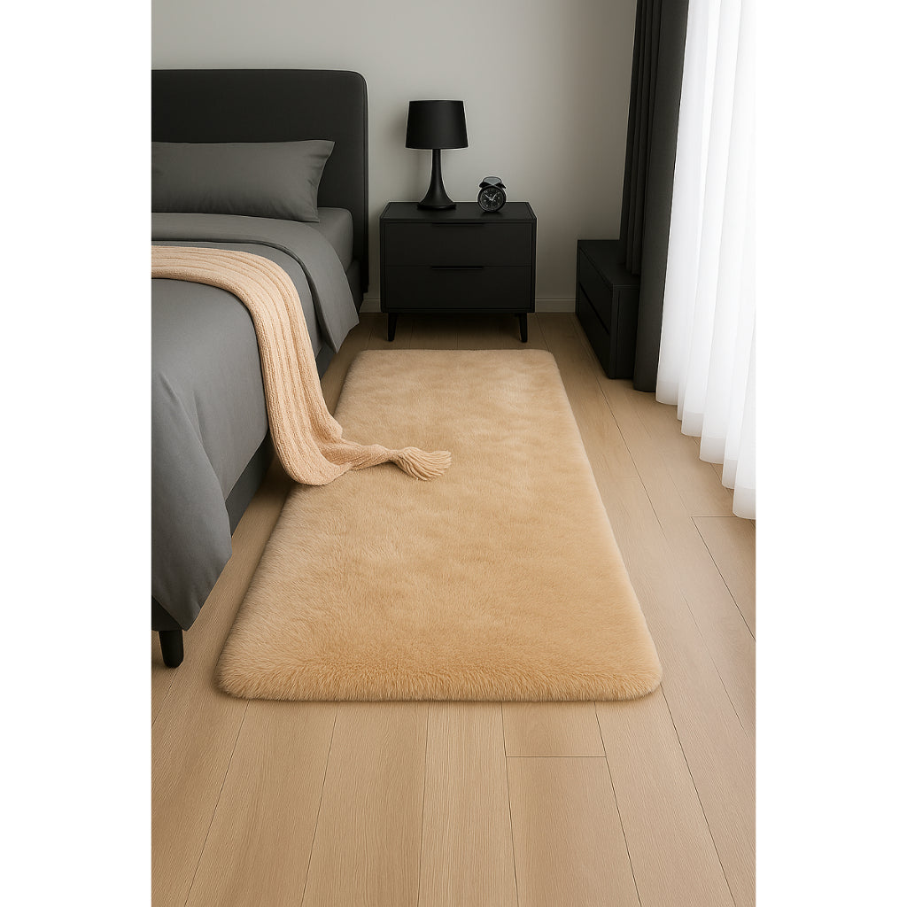 Tapete Passadeira Felpuda 2,00m x 0,60m | Base Antiderrapante