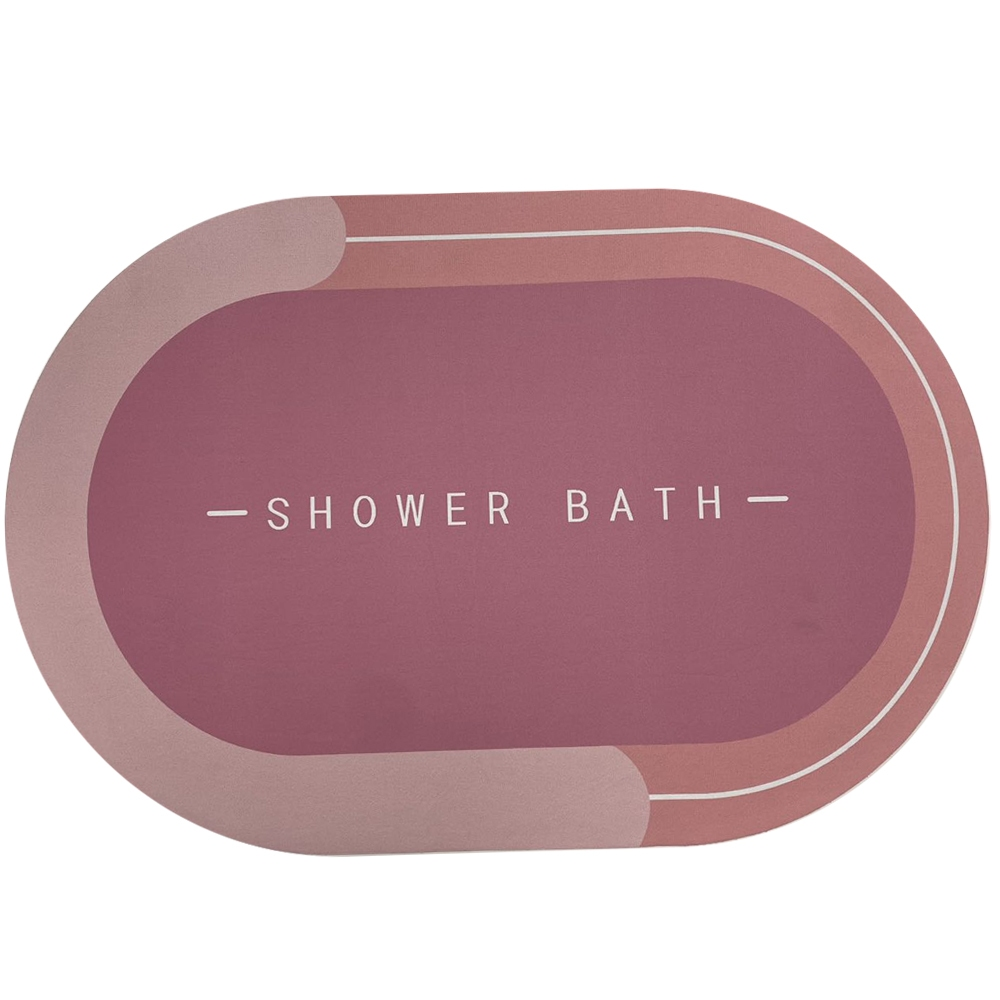 Tapete Antiderrapante Absorvente | Terra Diatomácea (Secagem Rápida)