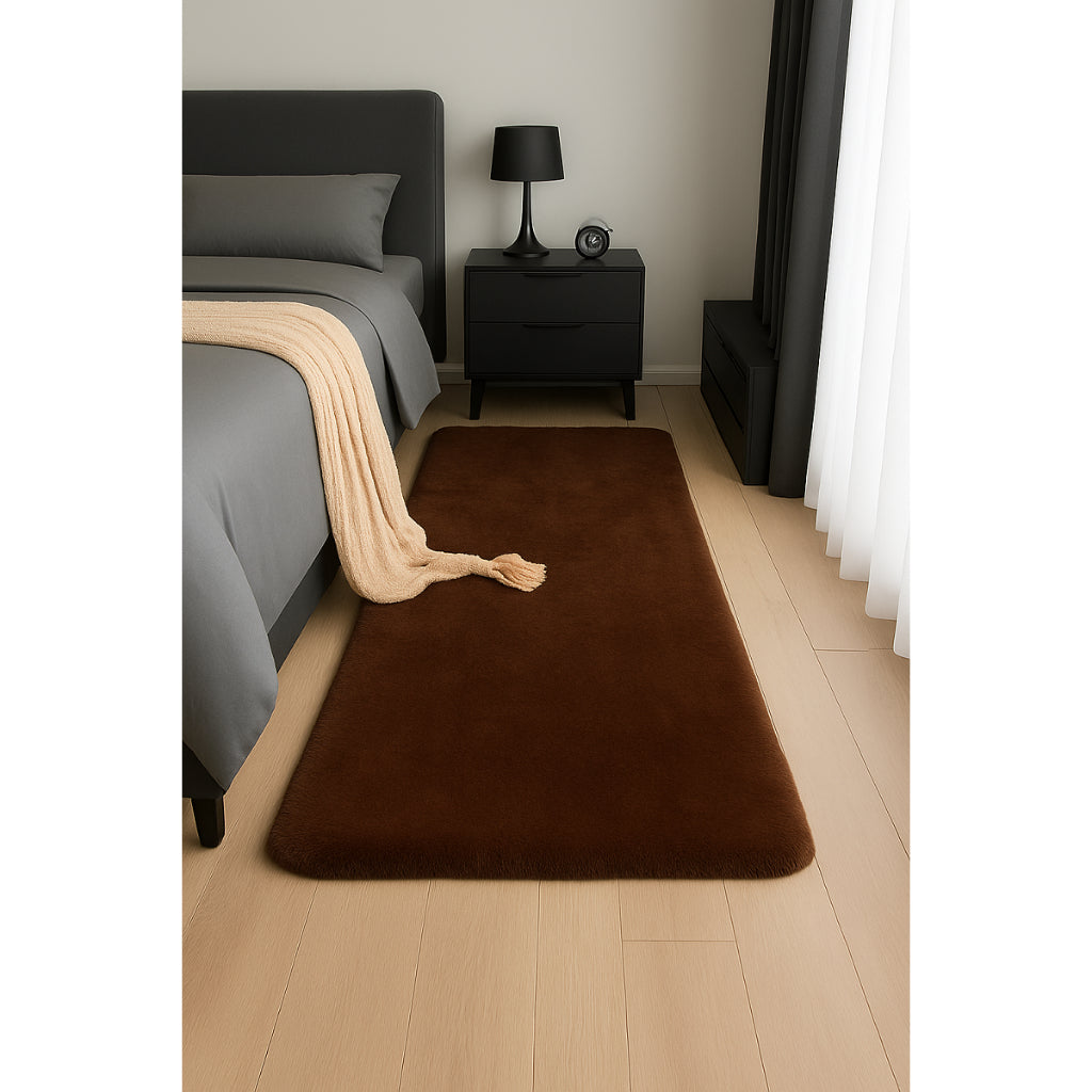 Tapete Passadeira Felpuda 2,00m x 0,60m | Base Antiderrapante