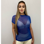 Blusa Feminina Segunda Pele | Tule Transparente