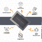 Kit Tapete Antiderrapante para Banheiro de Secagem Rápida e Super Absorvente - Para Banheiro E Porta De Entrada