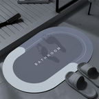 Kit Tapete Antiderrapante para Banheiro de Secagem Rápida e Super Absorvente - Para Banheiro E Porta De Entrada