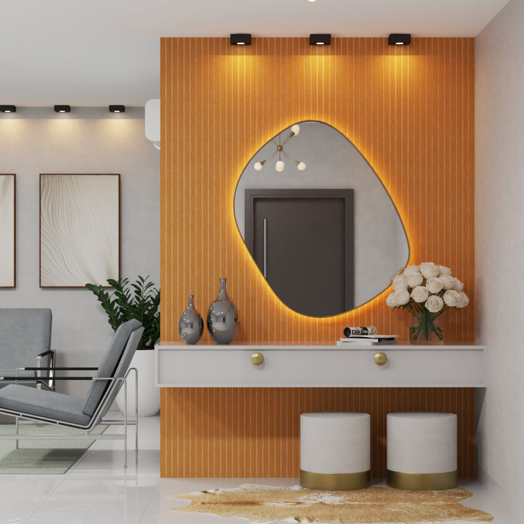 Kit 200 Placas Painel Ripado Decorativo | MDF Premium 45x11cm