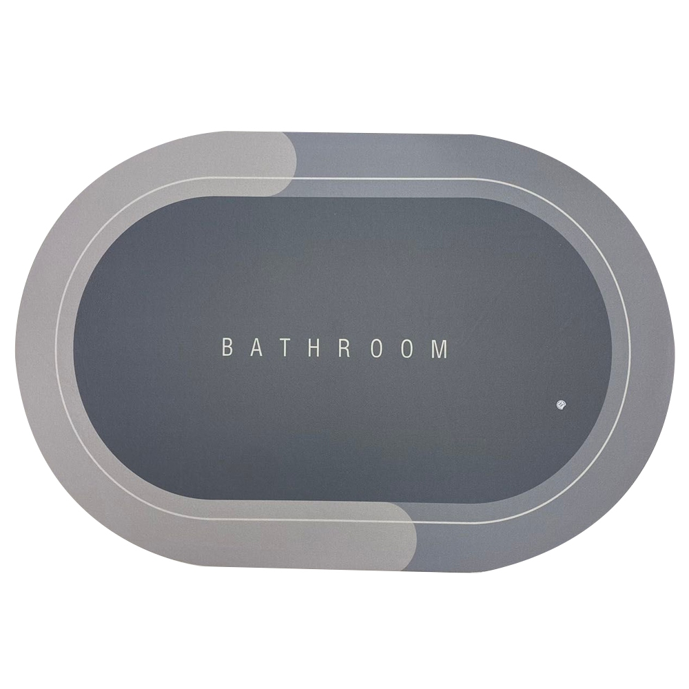 Tapete Antiderrapante Absorvente | Terra Diatomácea (Secagem Rápida)