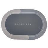 Tapete Antiderrapante Absorvente | Terra Diatomácea (Secagem Rápida)