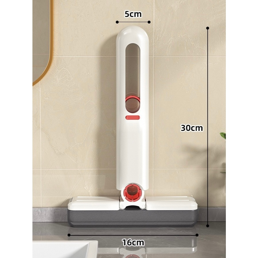 Kit Rodinho De Pia Cozinha Rodo Mini Mop Magico Limpa E Seca -Retrátil E Pendurável