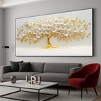 Quadro Decorativo Grande 110x80 | Árvore da Vida (Pétala Branca)