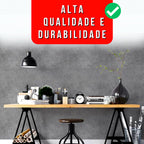 Papel de Parede Adesivo Cimento Queimado | Rolo 10 Metros Lavável