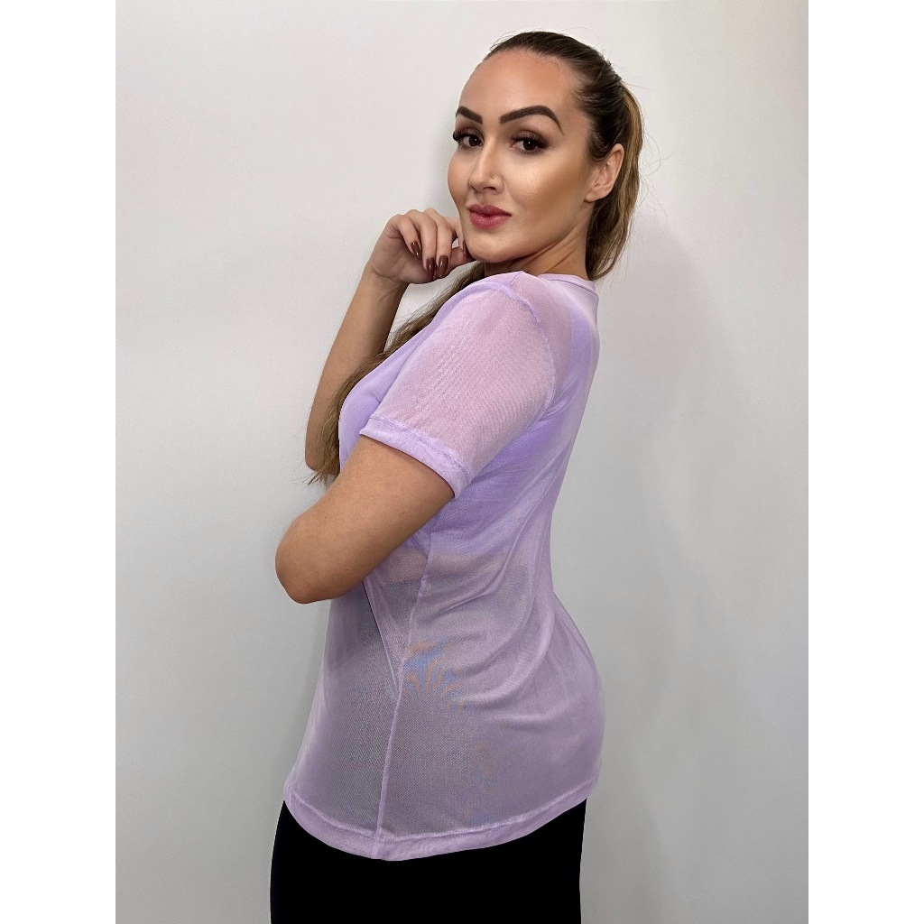Blusa Feminina Segunda Pele | Tule Transparente