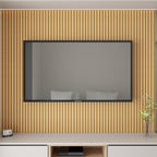 Kit 250 Placas Painel Ripado Decorativo | MDF Premium 45x11cm