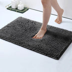 Kit Tapete de Banheiro Antiderrapante | Estilo "Macarrão" Super Macio