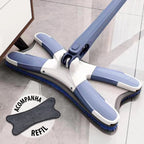 Esfregão Mop Giratório 360° | 2 Refis e Cabo 130cm