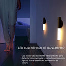 Luminária LED Recarregável - NUVIA | Sensor de Movimento e Design Minimalista [COMPRE 1 LEVE 2]