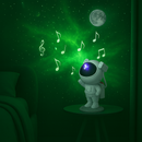 Projetor Astronauta YHY-30 com Som e Luz Galáxia | 8W de Magia Cósmica