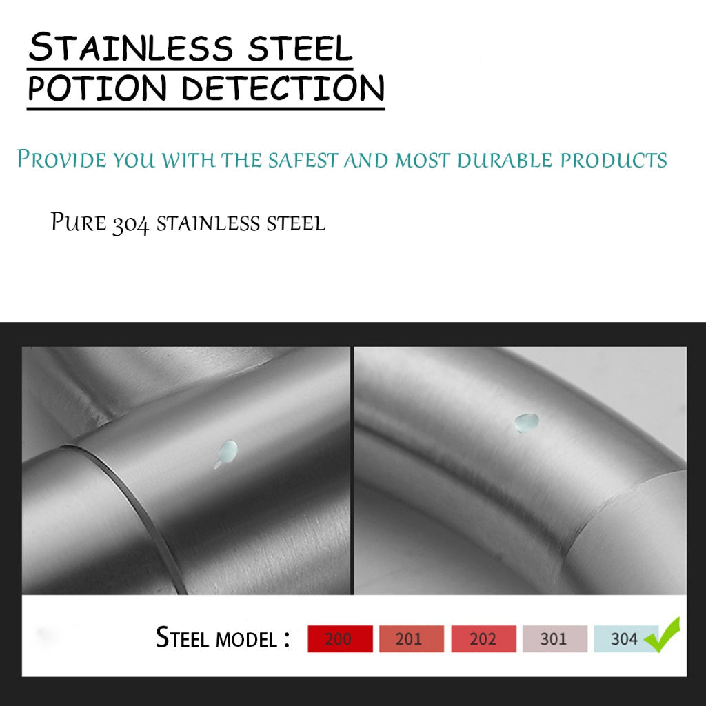 Torneira Gourmet Inox de Parede | Flexível 360° com 2 Modos de Jato