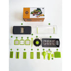 Fatiador de Legumes Profissional 18 em 1 | Aço Inoxidável Multiuso