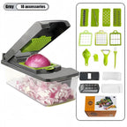 Fatiador de Legumes Profissional 18 em 1 | Aço Inoxidável Multiuso