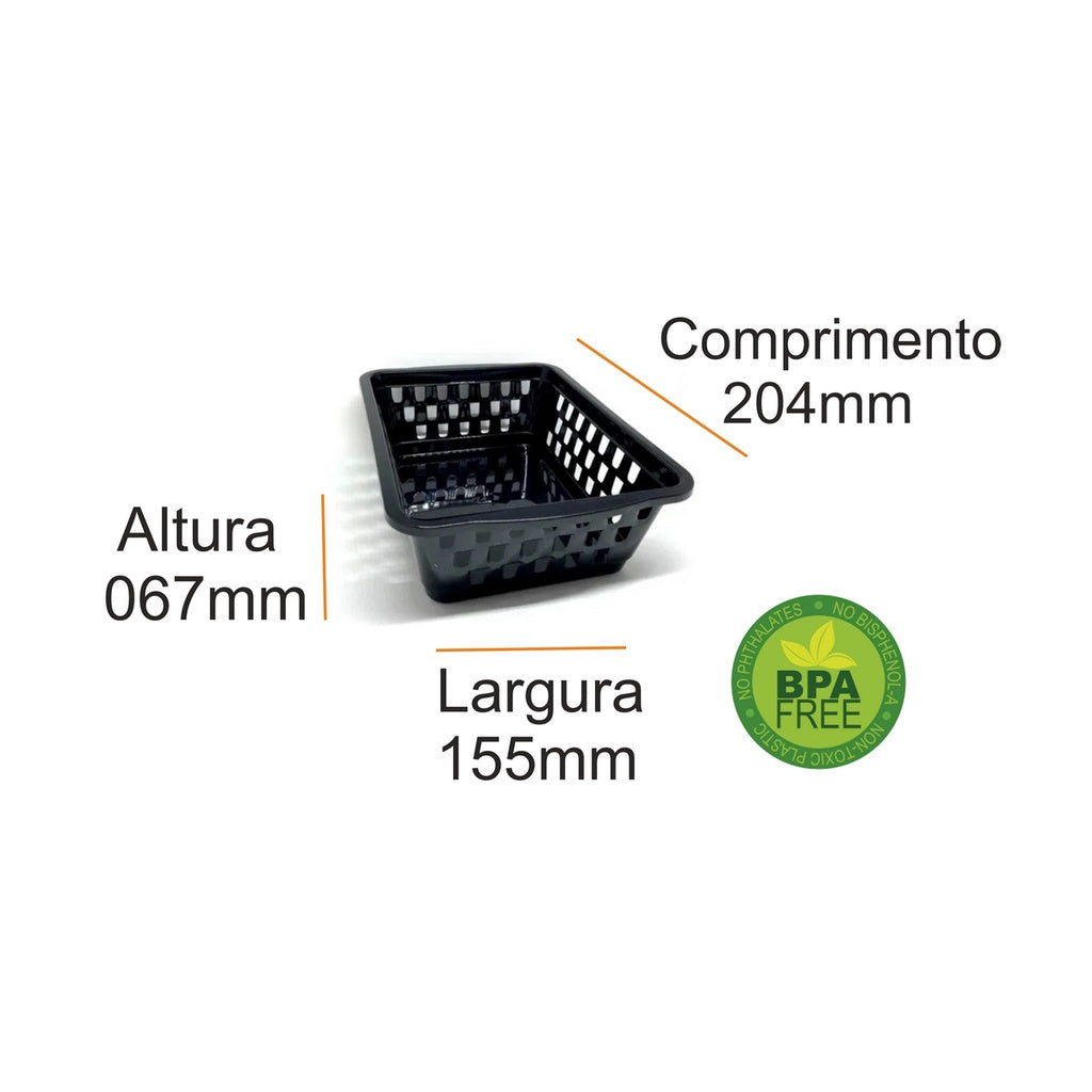 Kit 12 Cestos Organizadores Multiuso | Empilhável para Gaveta e Armário